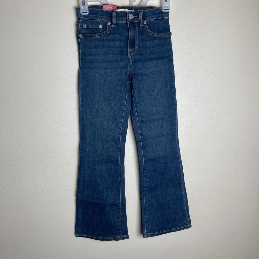 Levis Youth Flare Jeans Medium Wash‎ Denim Pants 726 Flare Size M 7/8 NWT